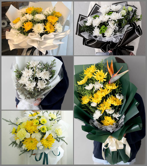 湖北襄阳市谷城县石花镇老君台社区白事花束代送